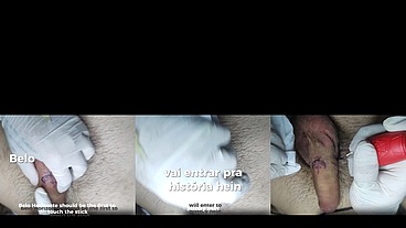 Agulha trabalhando direto no pau