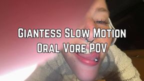 Slow Motion Giantess Vore 1080p - Vore POV - Oral Vore - Mouth Fetish - Extreme Close Ups - Tongue - Uvula
