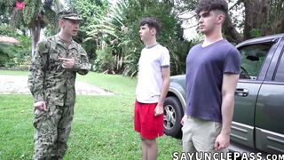 Dakota Lovell and Daniel Dean end up in a threesome with Rowan Hunter