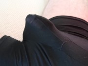 Flexing My Bulge in my Silk Singlet