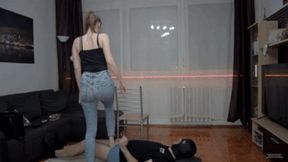 Mistress Cassie Walking On Balls (wmv)