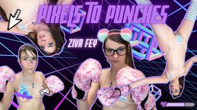 HD Ziva Fey - Pixels to Punches: POV Boxing Match Custom