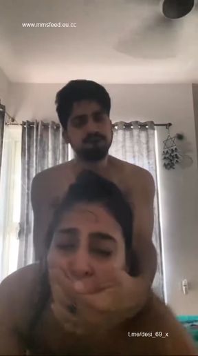 Indian desi girl enjoys doggy style sex in a Bollywood setting