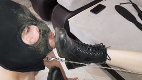 EXTREMELY MUDDY MUCKY BOOTS FOR PATHETIC LOSER TO CLEAN WITH TONGUE - HD (1280x720)