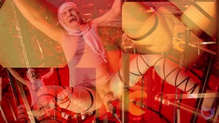 Dual Cam - Pussy &amp; Anal Fuck Machine Play - Amateur Arab MILF Bound &amp; Moaning