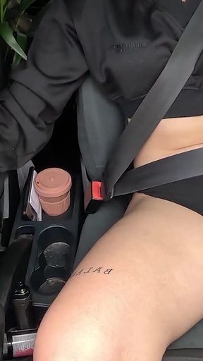 Powerful moment from &quot;&quot;STEPDADDY! CAN YOU DRIVE ME TO SCHOOL?&quot; Teen Stepdaughter has multiple orgasms on the&quot;