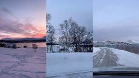 leve du soleil sur tromso, magnifique