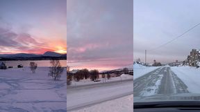 leve du soleil sur tromso, magnifique