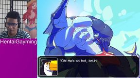 Horsing around with a thicc himbo until he gushes creampie