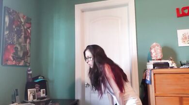 Locked Out Of The Bathroom. Total Desperation Wetting