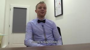 fashionable lad receive laid for cash