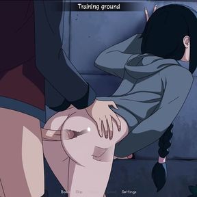 Naruto - Kunoichi Trainer (Dinaki) Part 50 Hinata Blowjob - Mikasa Sex By LoveSkySan69