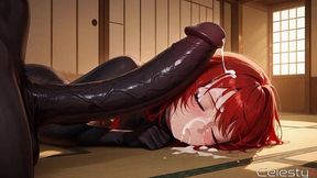 i drank from himeko after the bath and fucked her juicy vagina until she lost consciousness![ai]