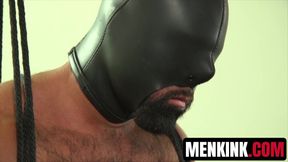 Bound Steven Roman gagged and used by creepy handyman Trenton Ducati