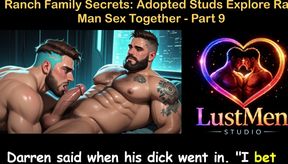 English Audio Gay Sex Story - Ranch Family Secrets Adopted Studs Explore Raw Man Sex Together - Part 9