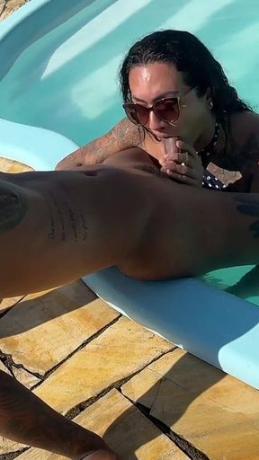 I Sucked the Bastard in the Pool and Got Milk in My Mouth