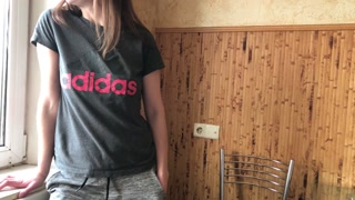 Helped his stepsister relax before the first date. Russian amateur talk