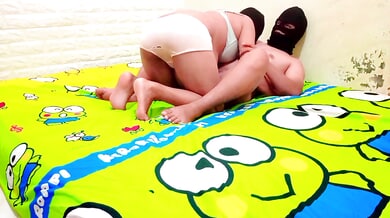 Pregnant teacher surrenders to her student in a secret after-school encounter