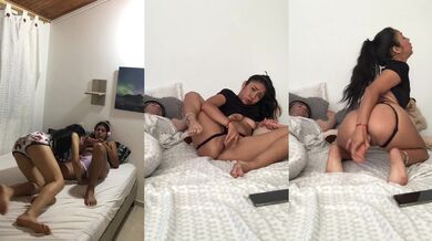 MASTURBATION AND PASSIONATE LESBIAN SEX