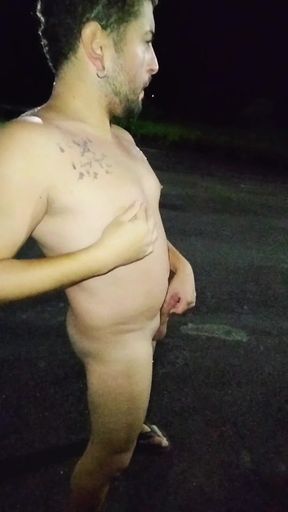 I Took a Risk by Getting Naked in the Street and Showing Myself off and I Almost Got Caught.