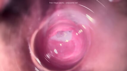 Camera Deep Inside Mias Creamy Pussy