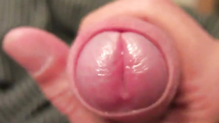 Bed uncut foreskin gaming closeup cum 4