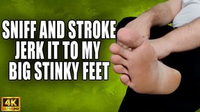 Sniff N Stroke - Jerk Off To My Big Stinky Feet - 4k UHD 2160p - MOV - KingMarti