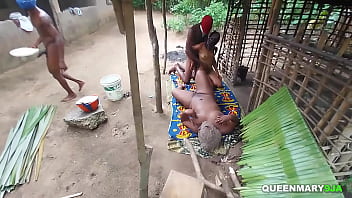 Sex party in Grandma&#039_s local hut