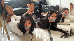 Simona, Mara & Luana in Pantyhose Hogtape