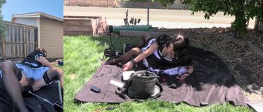 Sissy Maid Candy Gets Fucked by Her Machine Outdoors - Part 2