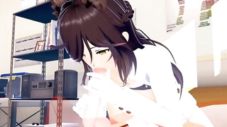 azur lane atago Writing brush three dimensional anime porn Pornography Movies - Tube8