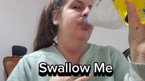 Mouth Swallowing and Throat Close-Up – Intense Water Drinking with Visible Gulping, Tongue Movement and Open Mouth Play