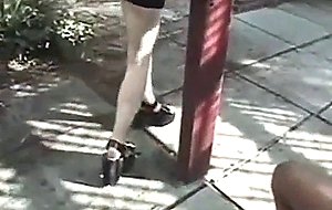 Flat chested tranny gets bonked