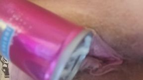 Aerosol can insertion