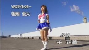Ayumu Kase in Super Heroine Action Wars!