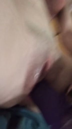 Marie Jane solo rides a suction cup dildo wishing it was your cock