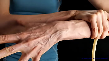 Hand veins fetish