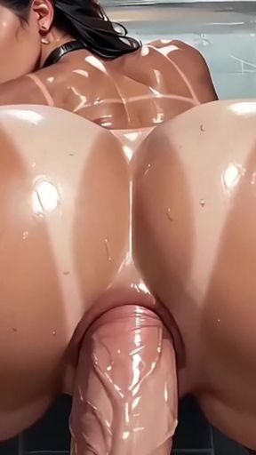 (4K) AI 3D Animated - Big Ass Latina Hottie &amp; POV - Anal, Creampie &amp; Facial (AI Visuals X)   Clip 1