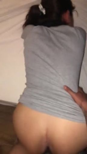 I fuck my wife very hard, moans rich with pleasure