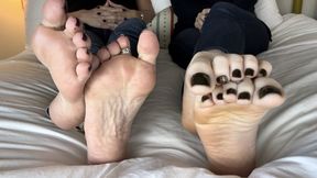 Extreme Foot Humiliation featuring Mimi Footnip and CW