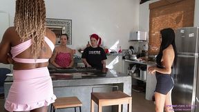 RAFAELA and KIM - Two pathetic bitches for two Mistresses!