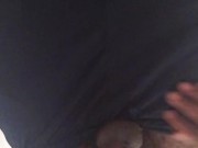 Jacking off upside down