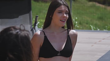 Busty blonde Alice gets a big cock in part 3 of European threesome