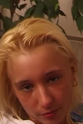 Horny girl exposes perky boobs