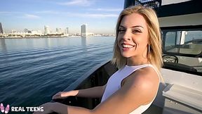 Tiny blonde Allie Nicole pounded in Bang Real Teens POV Porn