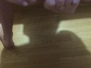 19 year old virgin spanked and fucked with 8 inch dildo cums on chest+face