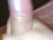 Verga dura en la ducha, (corrida en cámara lenta)