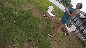 Amazon Giantess Vanessa Rain Finds Your Tiny Human Outside (HD 1080p MP4)