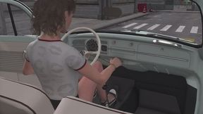 1967 VW Beetle Cranking Template - Angie in Converse Flats 1080p