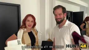 Hot Copper-haired Gets Stuffed by a Stranger in Public